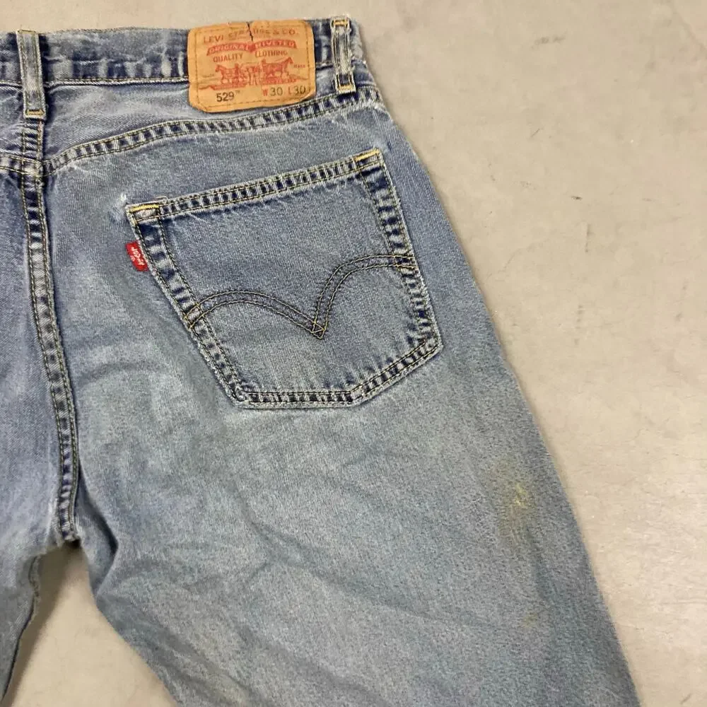 Levi's Light Blue Straight Jeans
